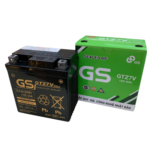 Ắc quy GS GTZ7V (12v-6.3ah)