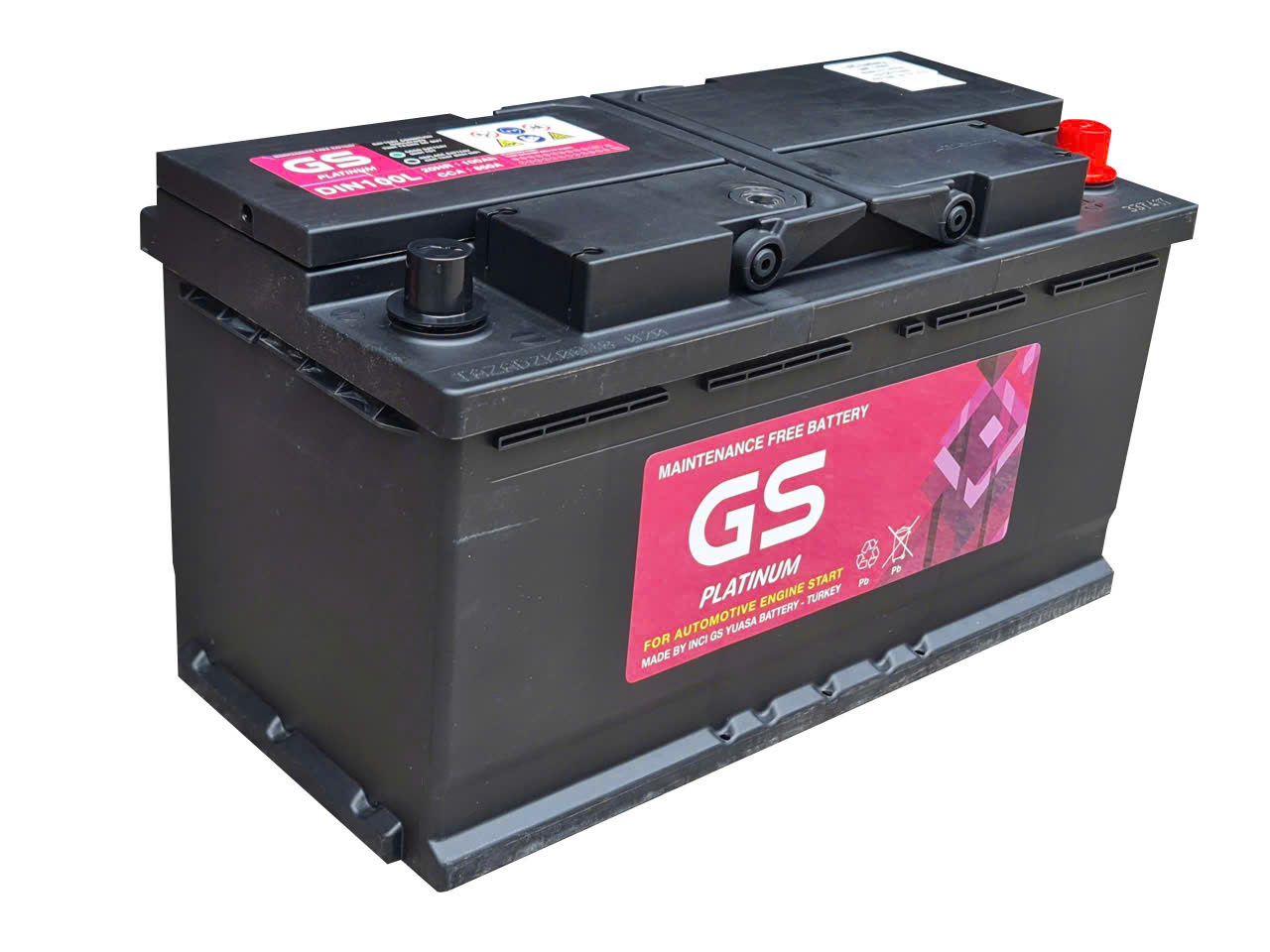 ẮC QUY GS MF DIN100L 12V-100AH CCA 850A