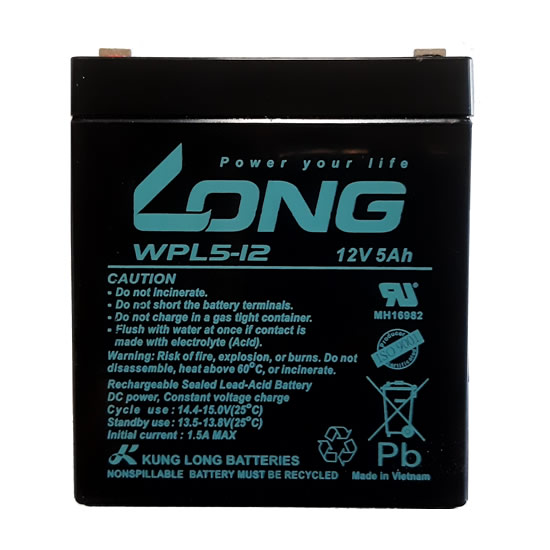 Ắc quy LONG WPL5-12 (12v-5ah)