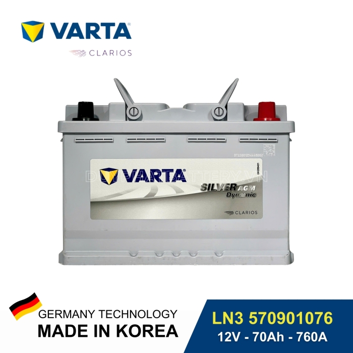 Bình ắc quy VARTA DIN 58014 12V 80Ah